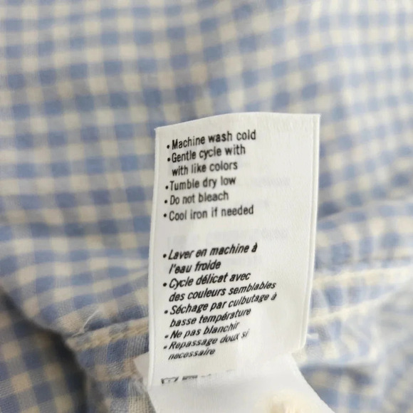 Paige Shirt Plaid Long Sleeve Button Up Collared Lined Top - Picture 6 of 7